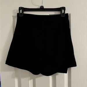 Black Wrap Skort Size M